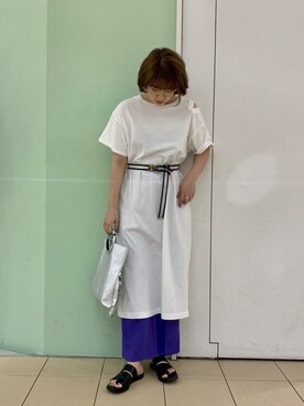 「KIWI（キィウイ）のアイテム」を使った、ROSE BUD STAFFさん（レディース・162cm）の夏コーディネート