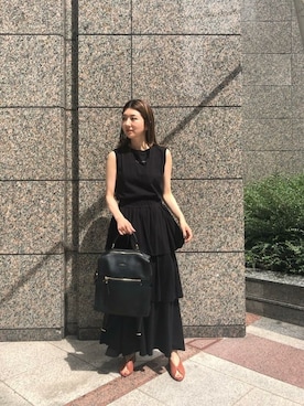 「FIORELLI（フィオレッリ）のアイテム（バッグ）」を使った、ROSE BUD STAFFさん（レディース・154cm）の夏コーディネート