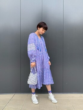 「HLAADA（フラーダ）のアイテム」を使った、ROSE BUD STAFFさん（レディース・164cm）の夏コーディネート