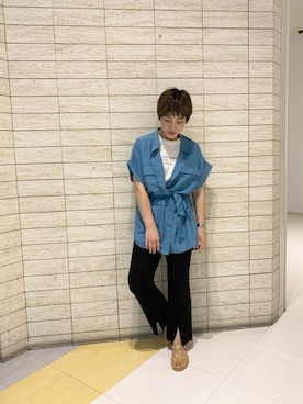 「meduse（メデュース）のアイテム」を使った、ROSE BUD STAFFさん（レディース・160cm）の夏コーディネート