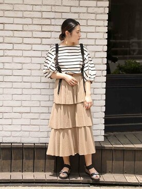 ROSE BUD STAFFさん（レディース・165cm）の夏コーディネート