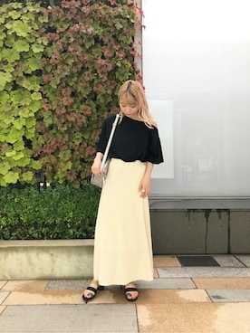 「LAURA DI MAGGIO（ローラディマッジオ）のアイテム」を使った、ROSE BUD STAFFさん（レディース・161cm）の夏コーディネート