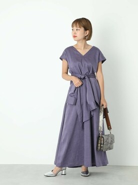 「mici（ミチ）のアイテム」を使った、ROSE BUD STAFFさん（レディース・152cm）の夏コーディネート