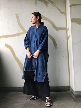 「ROSE BUD（ローズバッド）のアイテム（アクセサリー）」を使った、ROSE BUD STAFFさん（レディース・165cm）の夏コーディネート