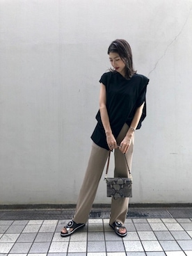 「GENE HEAVENS（ジーンヘブンズ）のアイテム」を使った、ROSE BUD STAFFさん（レディース・169cm）の夏コーディネート