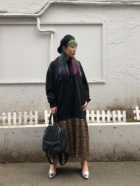 「ROSE BUD（ローズバッド）のアイテム（ハンチング/ベレー帽）」を使った、ROSE BUD STAFFさん（レディース・152cm）の夏コーディネート