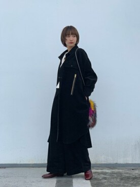「mici（ミチ）のアイテム」を使った、ROSE BUD STAFFさん（レディース・164cm）の秋コーディネート