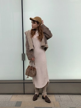 「green（グリーン）のアイテム」を使った、ROSE BUD STAFFさん（レディース・165cm）の秋コーディネート