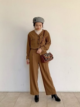 「ガーリーコーデ」｜「アイテム（アクセサリー）」を使った、ROSE BUD STAFFさん（レディース・162cm）の秋コーディネート