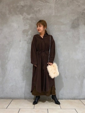 「VANILLA MOON（バニラムーン）のアイテム」を使った、ROSE BUD STAFFさん（レディース・155cm）の秋コーディネート