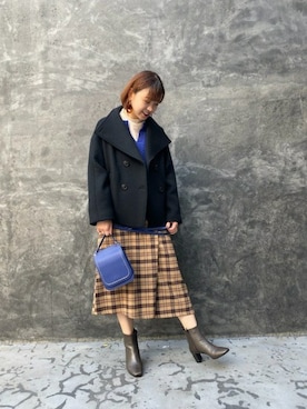 「ガーリーコーデ」｜ROSE BUD STAFFさん（レディース・163cm）の秋コーディネート