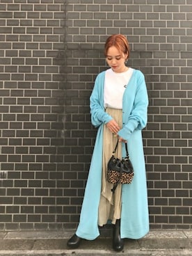 「LAPUIS（ラピュイ）のアイテム」を使った、ROSE BUD STAFFさん（レディース・152cm）の秋コーディネート