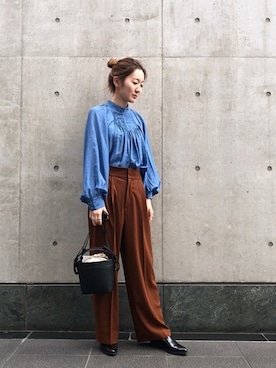 「STILMODA（スティルモーダ）のアイテム」を使った、ROSE BUD STAFFさん（レディース・162cm）の秋コーディネート