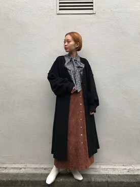 「mici（ミチ）のアイテム（その他アウター）」を使った、ROSE BUD STAFFさん（レディース・152cm）の秋コーディネート