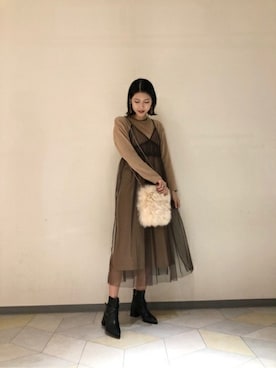 ROSE BUD STAFFさん（レディース・169cm）の秋コーディネート