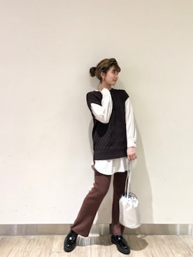 「アイテム（その他シューズ）」を使った、ROSE BUD STAFFさん（レディース・160cm）の秋コーディネート