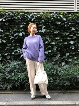 「パイソン柄」｜ROSE BUD STAFFさん（レディース・152cm）の冬コーディネート