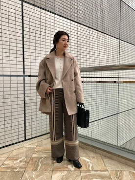 「VANILLA MOON（バニラムーン）のアイテム」を使った、ROSE BUD STAFFさん（レディース・154cm）の冬コーディネート