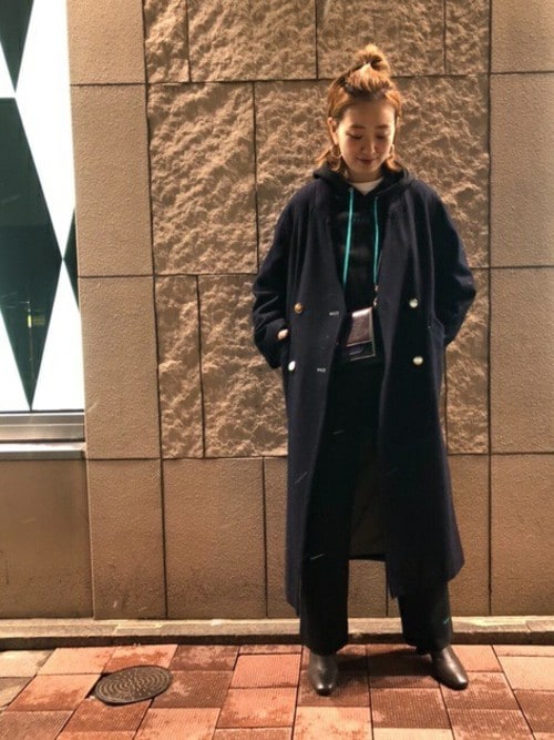 CREOLME)【BUT WIN×CREOLME】BUT WINロングコートを使ったレディース 