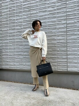「FIORELLI（フィオレッリ）のアイテム（バッグ）」を使った、ROSE BUD STAFFさん（レディース・165cm）の冬コーディネート