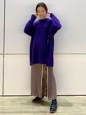 「CREOLME（クレオルム）のアイテム」を使った、ROSE BUD STAFFさん（レディース・162cm）の冬コーディネート