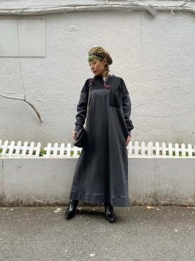 「GENE HEAVENS（ジーンヘブンズ）のアイテム」を使った、ROSE BUD STAFFさん（レディース・152cm）の冬コーディネート