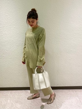 「パイソン柄」｜ROSE BUD STAFFさん（レディース・163cm）の冬コーディネート