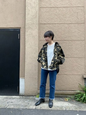 「CREOLME（クレオルム）のアイテム（ジャケット/アウター）」を使った、ROSE BUD STAFFさん（レディース・160cm）の冬コーディネート