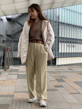 「LAURA DI MAGGIO（ローラディマッジオ）のアイテム」を使った、ROSE BUD STAFFさん（レディース・165cm）の冬コーディネート