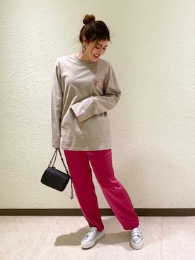「SUPERGA（スペルガ）のアイテム」を使った、ROSE BUD STAFFさん（レディース・163cm）の冬コーディネート