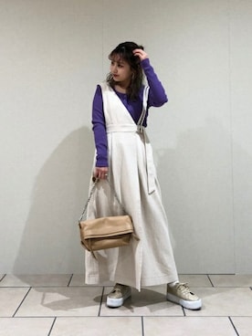 「Lepidos（レピドス）のアイテム」を使った、ROSE BUD STAFFさん（レディース・155cm）の冬コーディネート