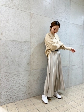 「ROSE BUD（ローズバッド）のアイテム（アクセサリー）」を使った、ROSE BUD STAFFさん（レディース・166cm）の冬コーディネート