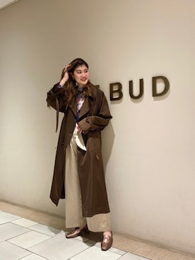 「CREOLME（クレオルム）のアイテム（ジャケット/アウター）」を使った、ROSE BUD STAFFさん（レディース・163cm）の冬コーディネート