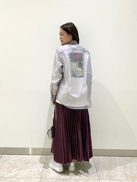 「SUPERGA（スペルガ）のアイテム」を使った、ROSE BUD STAFFさん（レディース・164cm）の冬コーディネート