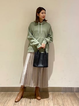 「くすみカラー」｜ROSE BUD STAFFさん（レディース・169cm）の冬コーディネート