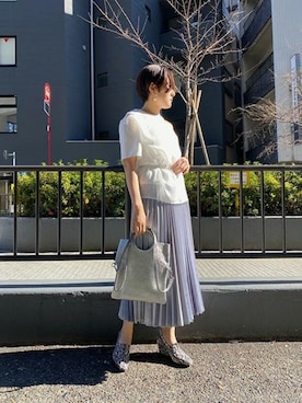 「アイテム（ブーティ、ベージュ系）」を使った、ROSE BUD STAFFさん（レディース・165cm）の冬コーディネート