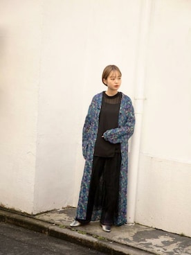 「HLAADA（フラーダ）のアイテム」を使った、ROSE BUD STAFFさん（レディース・152cm）の冬コーディネート