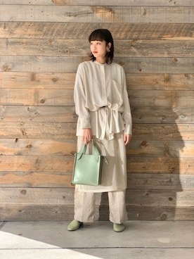 「JVAM（ジェーヴィエーエム）のアイテム」を使った、ROSE BUD STAFFさん（レディース・164cm）の春コーディネート