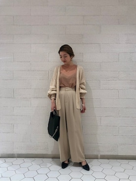 「LAURA DI MAGGIO（ローラディマッジオ）のアイテム」を使った、ROSE BUD STAFFさん（レディース・154cm）の春コーディネート