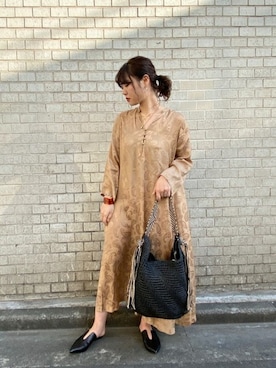 「sara mallika（サラ マリカ）のアイテム（ワンピース/ドレス）」を使った、ROSE BUD STAFFさん（レディース・167cm）の春コーディネート