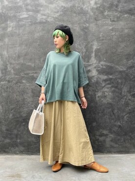 「LAURA DI MAGGIO（ローラディマッジオ）のアイテム」を使った、ROSE BUD STAFFさん（レディース・152cm）の春コーディネート