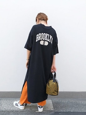 「Champion（チャンピオン）のアイテム（ワンピース）」を使った、ROSE BUD STAFFさん（レディース・165cm）の春コーディネート