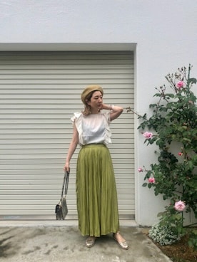 「LAURA DI MAGGIO（ローラディマッジオ）のアイテム」を使った、ROSE BUD STAFFさん（レディース・154cm）の春コーディネート