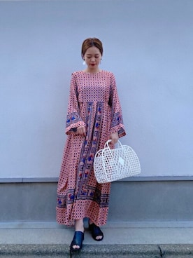 「HLAADA（フラーダ）のアイテム」を使った、ROSE BUD STAFFさん（レディース・152cm）の春コーディネート