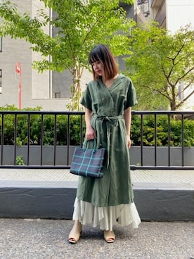 「Letra（レトラ）のアイテム」を使った、ROSE BUD STAFFさん（レディース・163cm）の春コーディネート