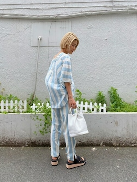 「ファッションの力を信じよう」｜「アイテム（ショルダーバッグ）」を使った、ROSE BUD STAFFさん（レディース・147cm）の夏コーディネート