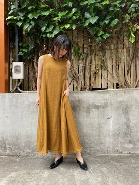 「piu comoda（ピュコモダ）のアイテム」を使った、ROSE BUD STAFFさん（レディース・163cm）の夏コーディネート