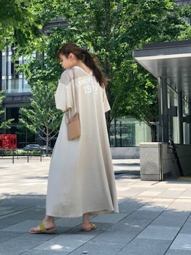 「アイテム（財布）」を使った、ROSE BUD STAFFさん（レディース・165cm）の夏コーディネート