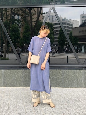 「ファッションの力を信じよう」｜ROSE BUD STAFFさん（レディース・160cm）の夏コーディネート