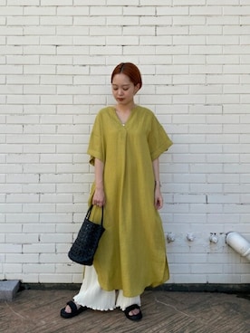 「ファッションの力を信じよう」｜「アイテム（ショルダーバッグ）」を使った、ROSE BUD STAFFさん（レディース・152cm）の夏コーディネート